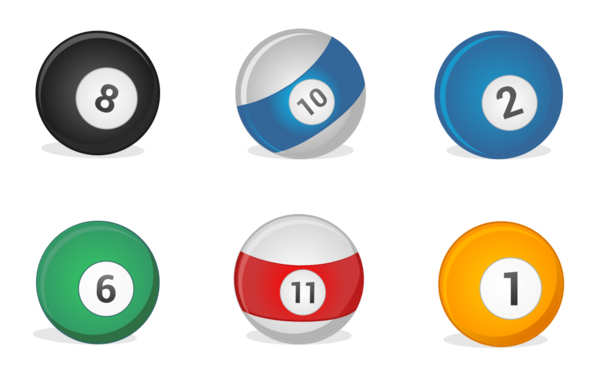 billiard balls