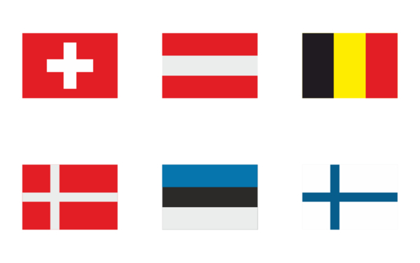 europe flags