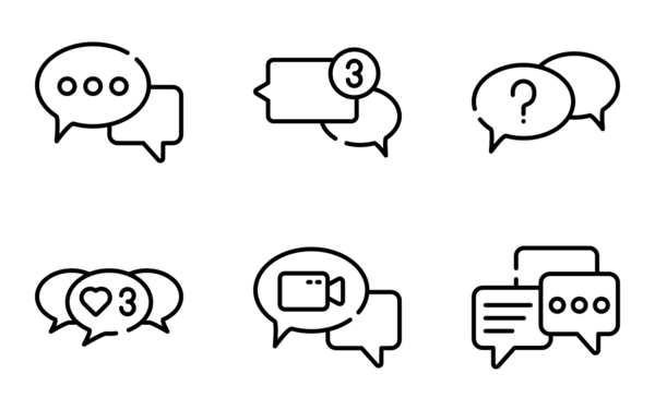 speech bubbles