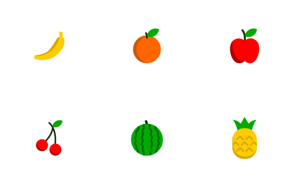 set of fruits