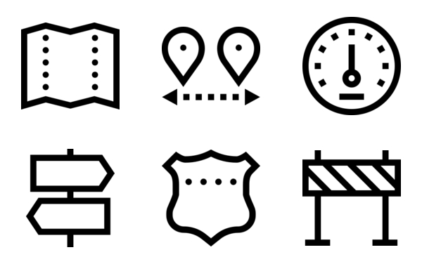 map hotel transport set one