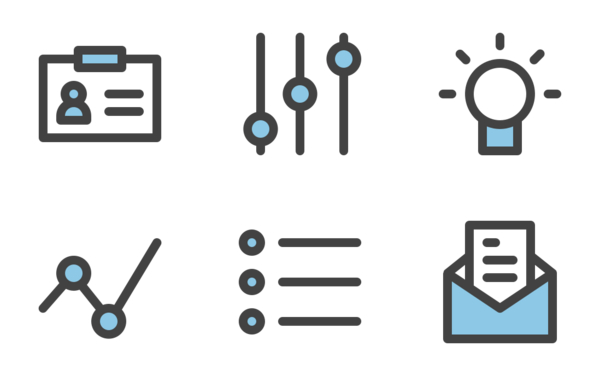 seo and marketing filled line