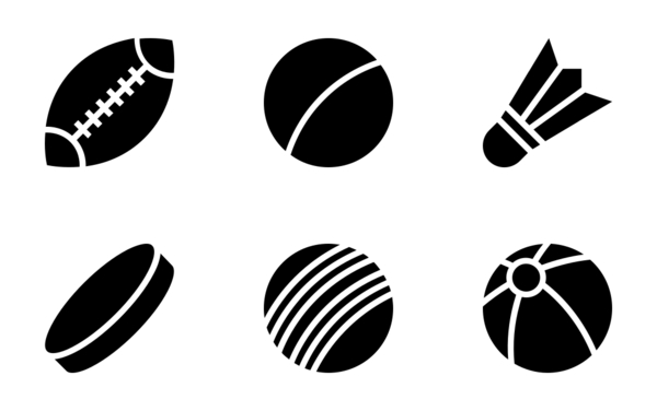 sports ball  glyph