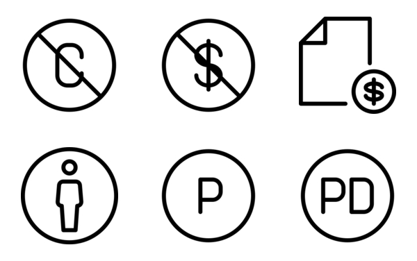 copyright icons