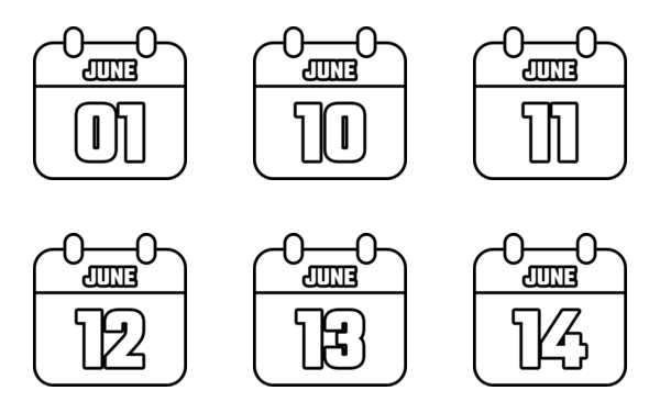 calendar of june