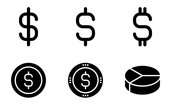 finance glyph