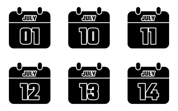 calendar of july