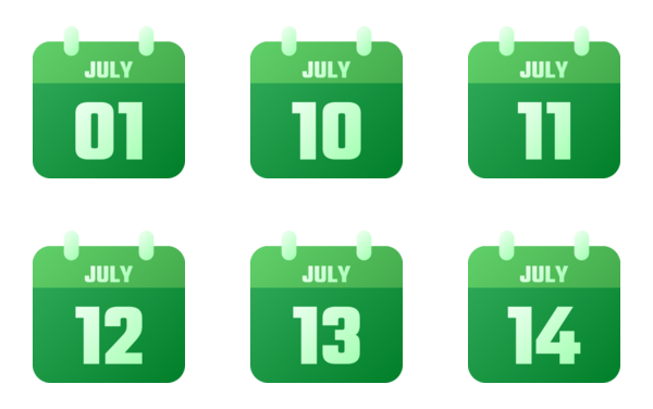 calendar of july