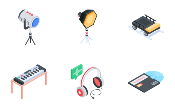 video equipment icons