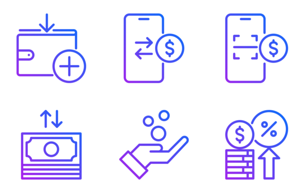 financial transactiongradient style