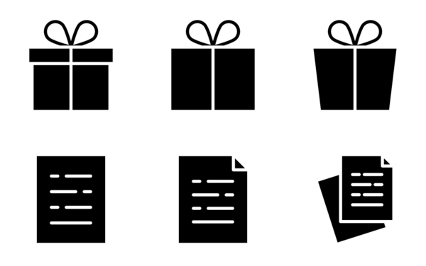 simple ui glyphe vol1