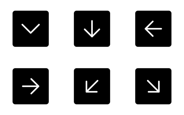 directions arrow icons