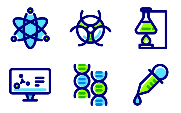 science colored icon