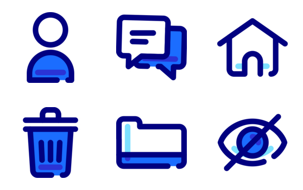 user interface colored icon