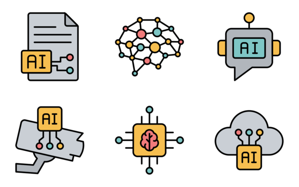 artificial intelligence icons pack