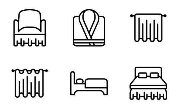 bedroom icons pack