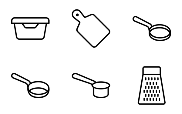 cookware icons pack