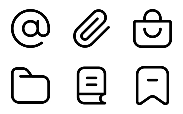 user interface outline icon