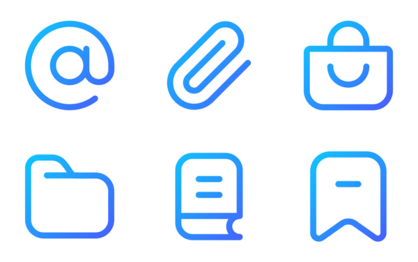 user interface gradient icon