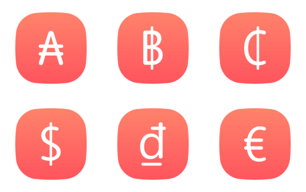 currency gradient fill