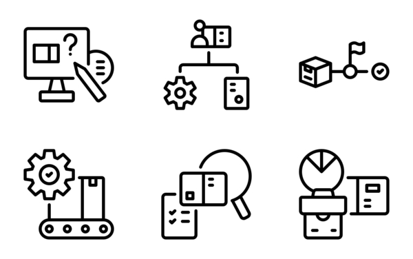 product management line icons