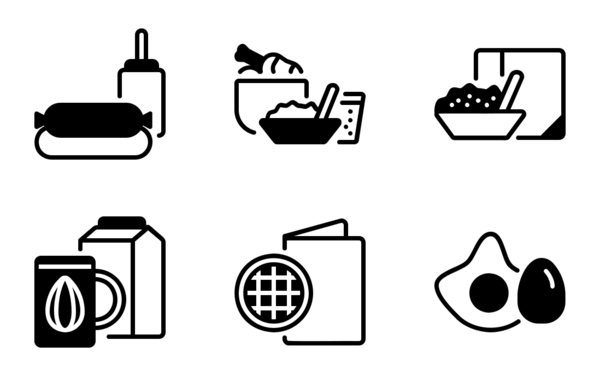 brunch solid icons