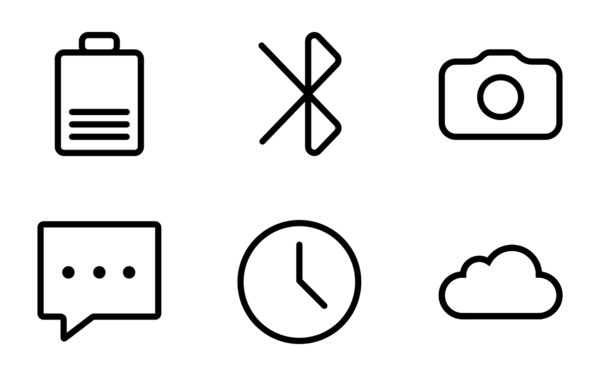 top 40 most utilized icons in uxui design minimalist design