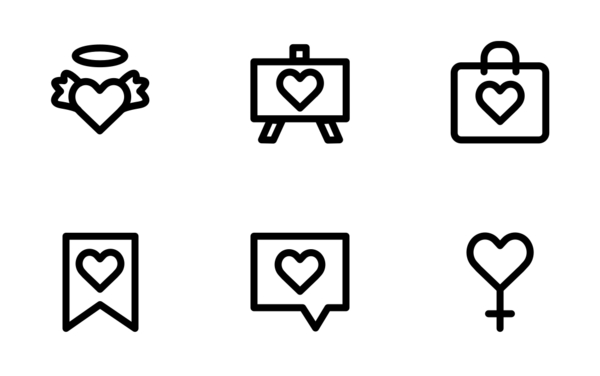 valentiensday icon pack