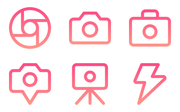 productivity outline gradient icon