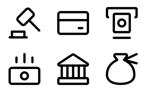 finance outline icon