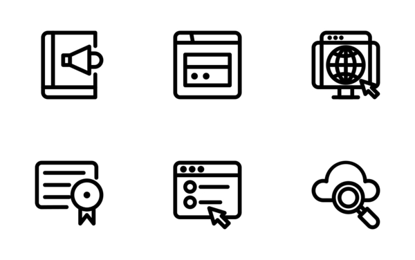 online learning icon pack