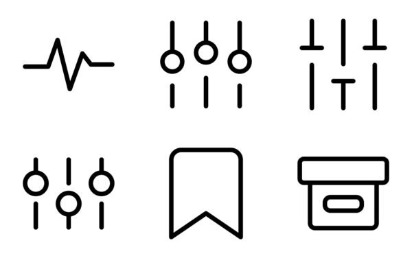 user interface line icon