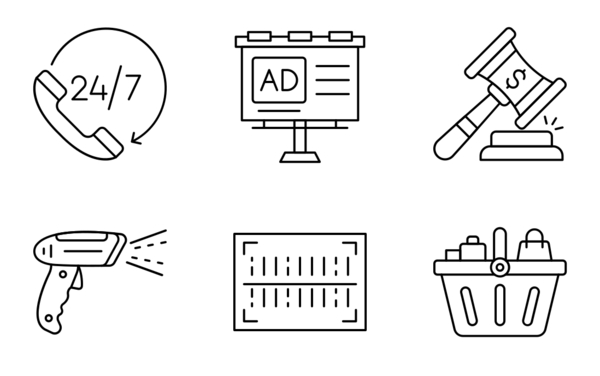 ecommerce icons