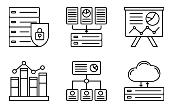 data analytics icons pack