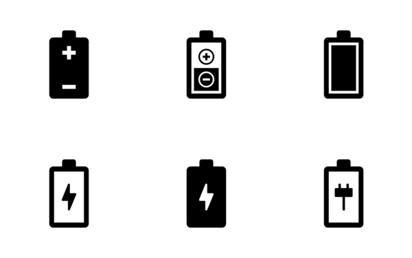 battery icons