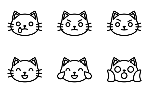 cat face emojis