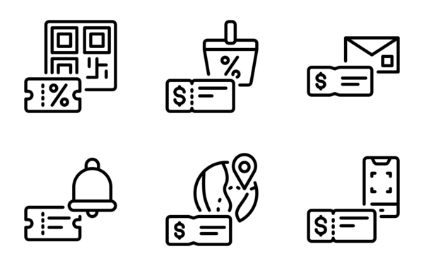 voucher line icons