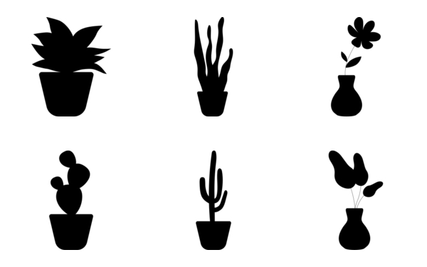 potted plants