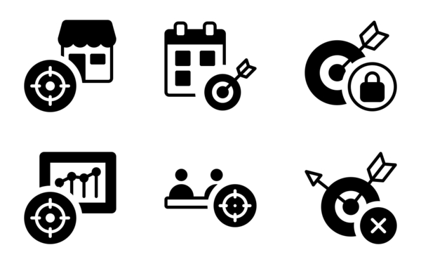 target solid icons