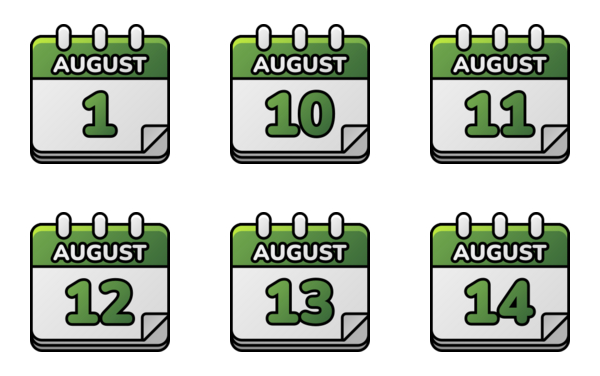 calendar of august