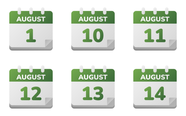 calendar of august