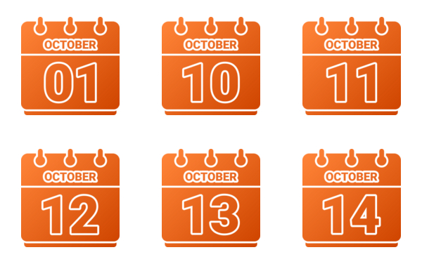 calendar of october