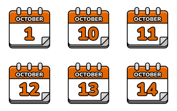 calendar of october