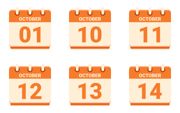 calendar of october