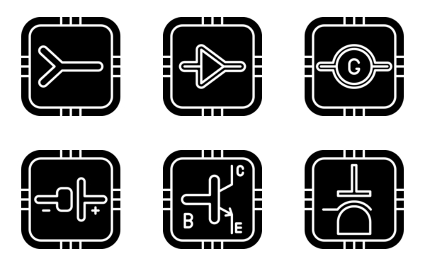 electronics symbols