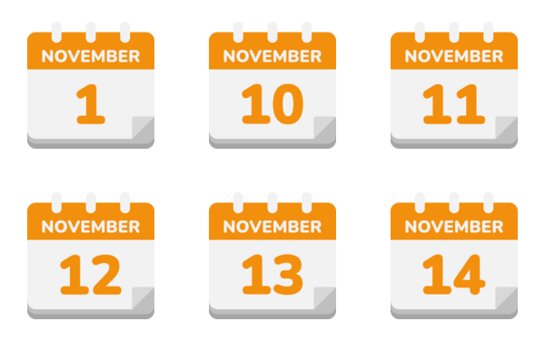 calendar of november