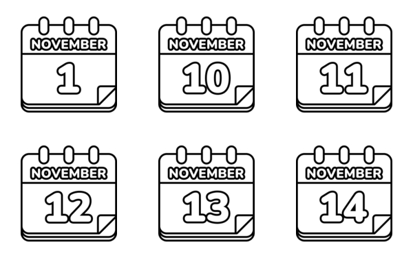 calendar of november