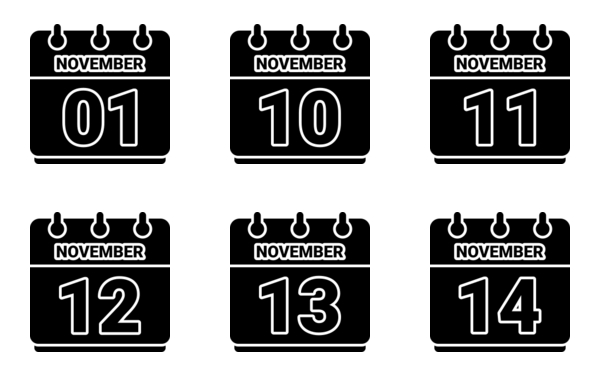 calendar of november