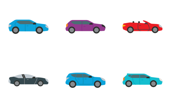 car categories icons pack