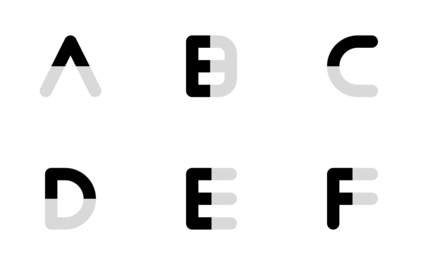 modern alphabet iconography